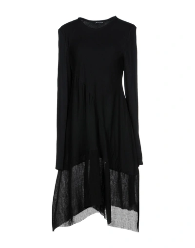 Shop Ann Demeulemeester Knee-length Dress In Black