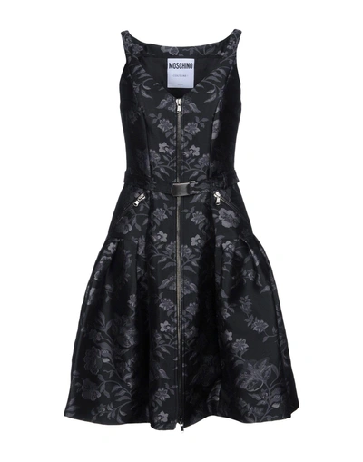 Shop Moschino Knee-length Dress In Black