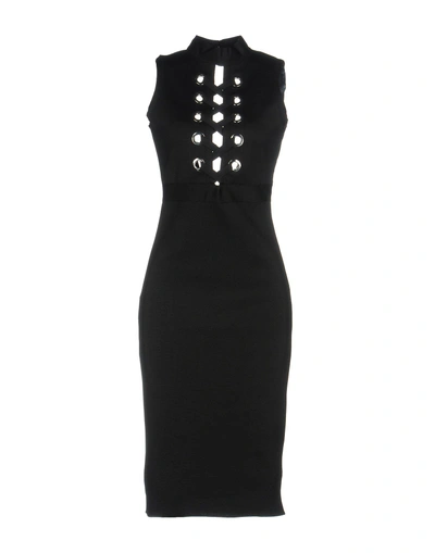 Shop Wow Couture Knee-length Dress In Black