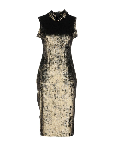 Shop Antonio Marras Knee-length Dress In Bronze
