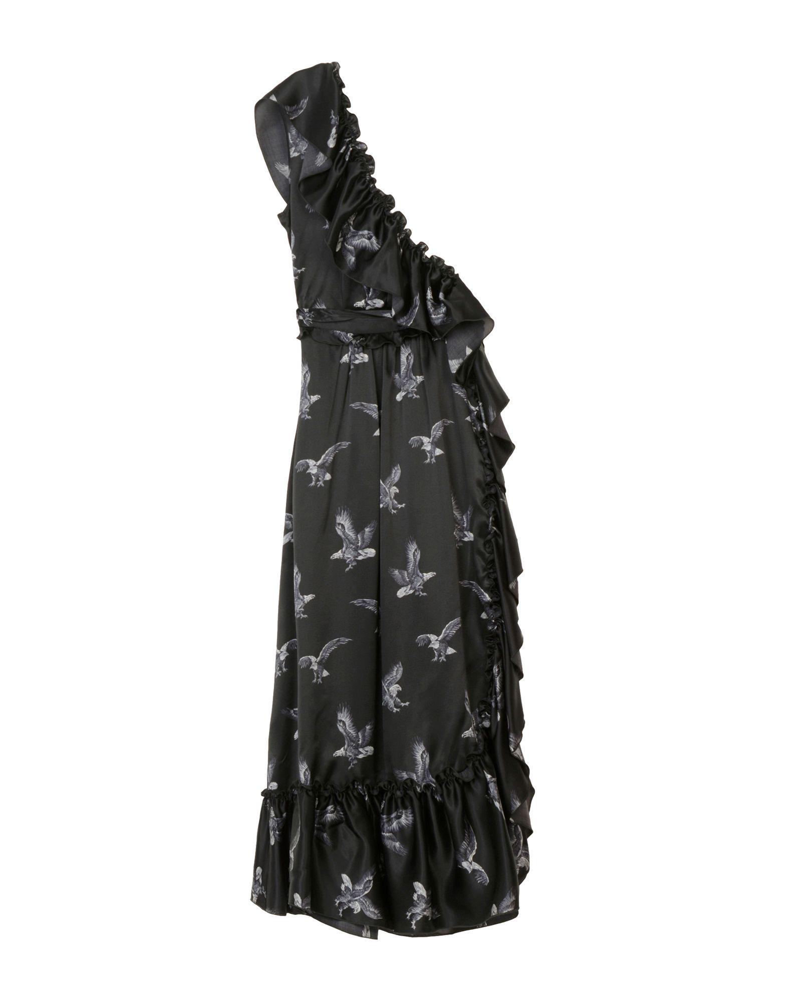 Msgm Long Dress In Black | ModeSens