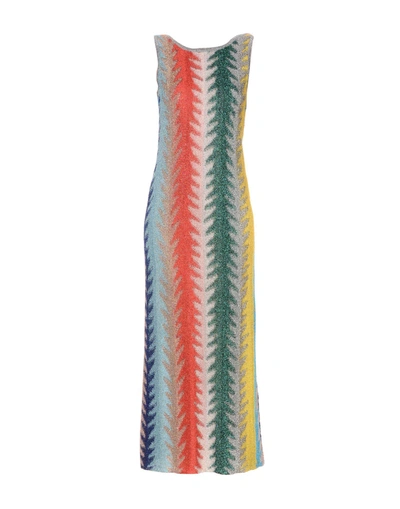 Shop Missoni Long Dresses In Red