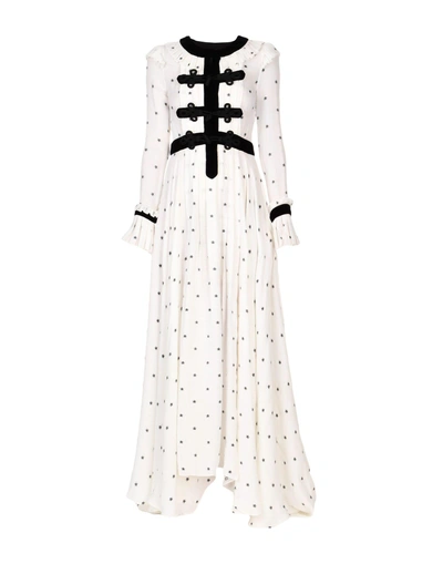 Shop Philosophy Di Lorenzo Serafini Long Dress In White
