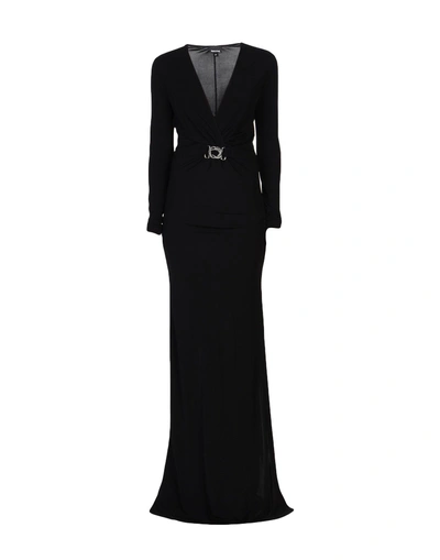 Shop Just Cavalli Long Dress In Black