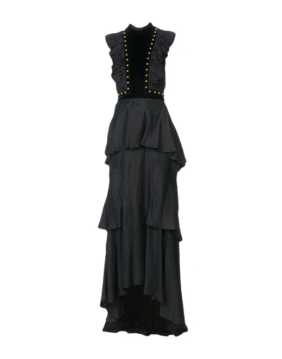 Shop Philosophy Di Lorenzo Serafini Long Dresses In Black