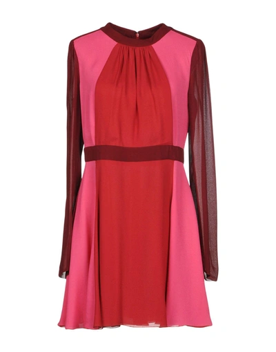 Shop Giamba Short Dress In Red