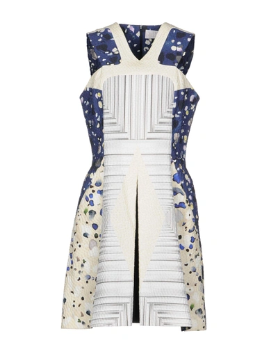 Shop Peter Pilotto Short Dresses In White