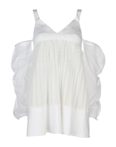 Shop Francesco Scognamiglio Short Dress In White