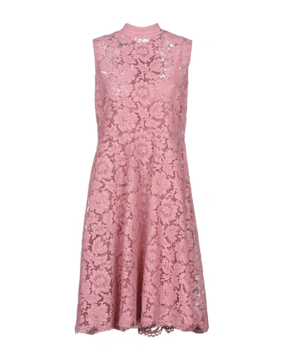 Shop Valentino Short Dresses In Pink