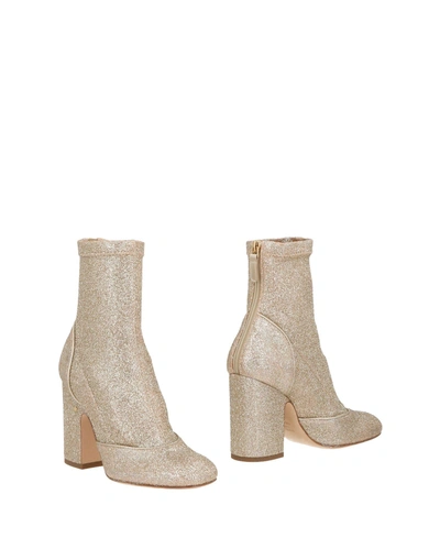 Shop Laurence Dacade Ankle Boots In Gold