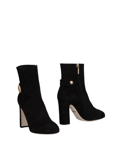 Shop Dolce & Gabbana Woman Ankle Boots Black Size 7.5 Lambskin
