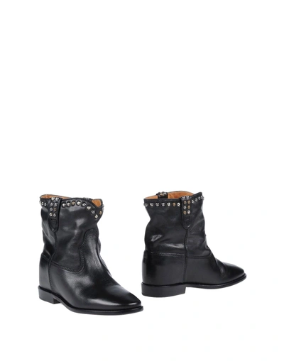 Shop Isabel Marant Ankle Boots In Black