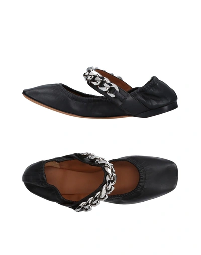 Shop Givenchy Ballet Flats In Black