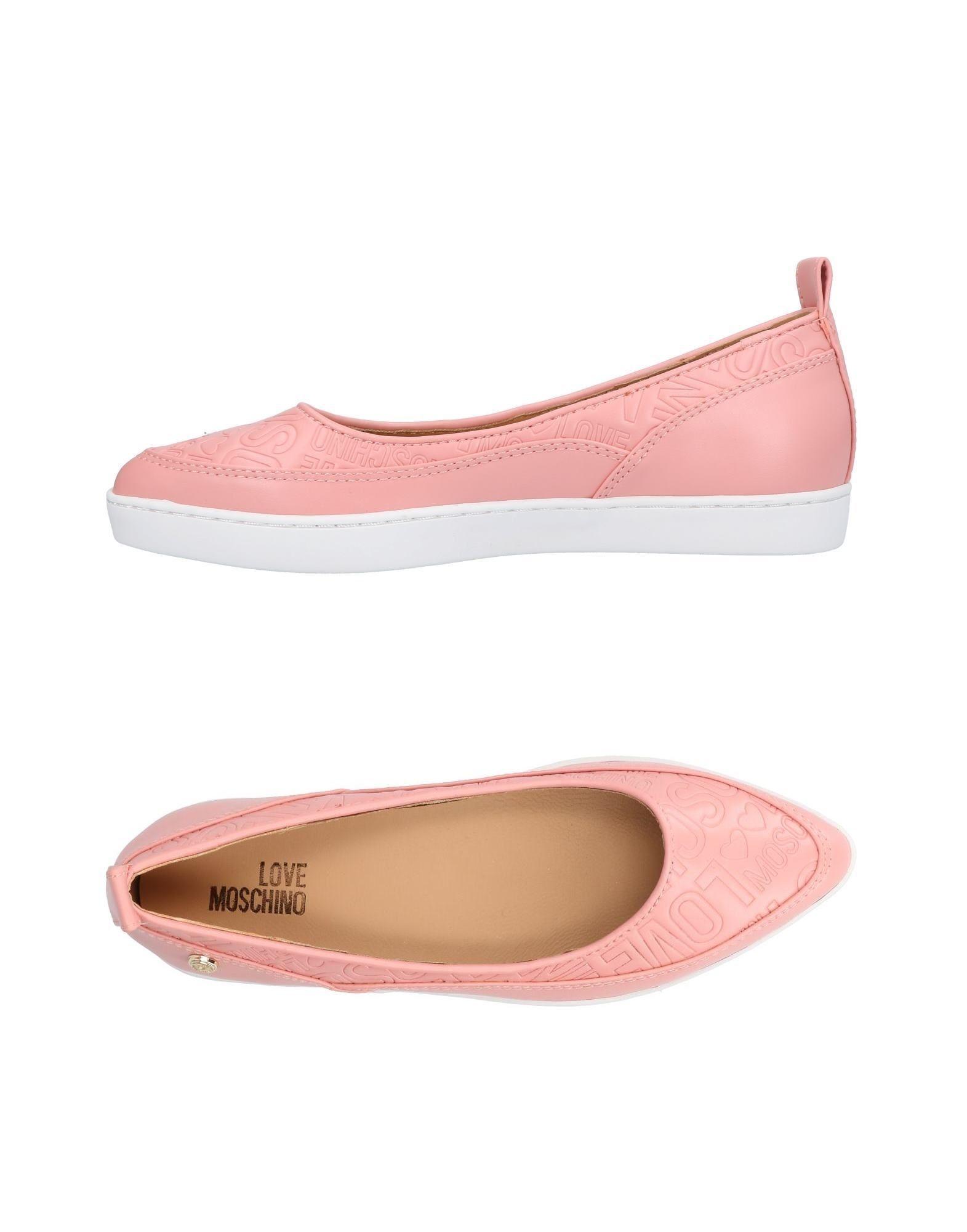 love moschino ballet flats