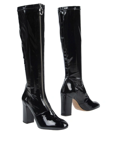 Shop Boutique Moschino Boots In Black