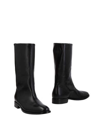 Shop Saint Laurent Woman Knee Boots Black Size 10 Soft Leather