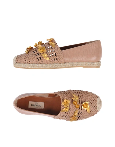 Shop Valentino Espadrilles In Pale Pink