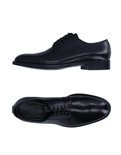 Shop Campanile Man Lace-up Shoes Black Size 7 Leather