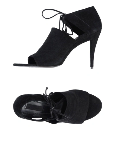 Shop Alexander Wang Laced Shoes In Black