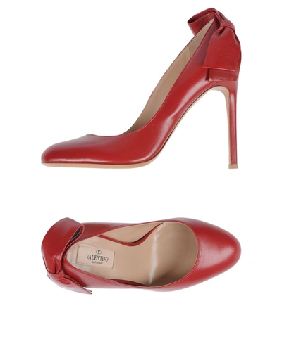 Shop Valentino Pumps In Red