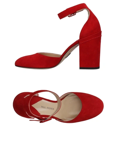 Shop Paul Andrew Pump In Red
