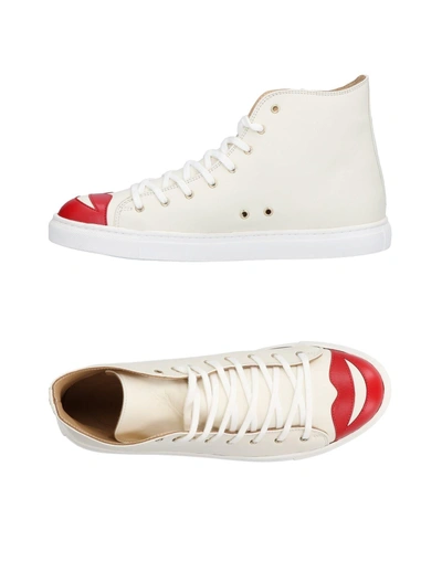 Shop Charlotte Olympia Sneakers In Ivory
