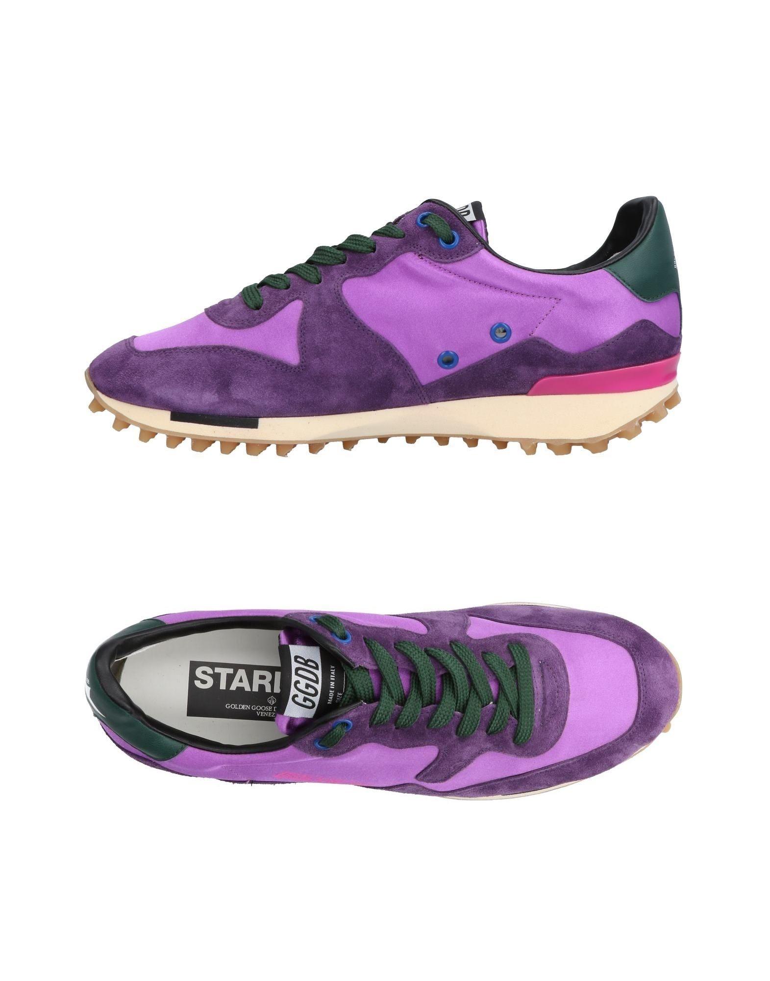 golden goose sneakers purple