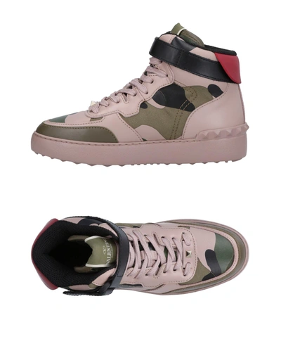 Shop Valentino Sneakers In Pale Pink