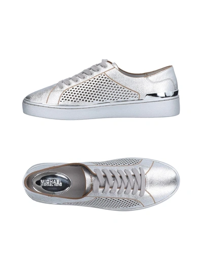 Shop Michael Michael Kors Sneakers In Silver