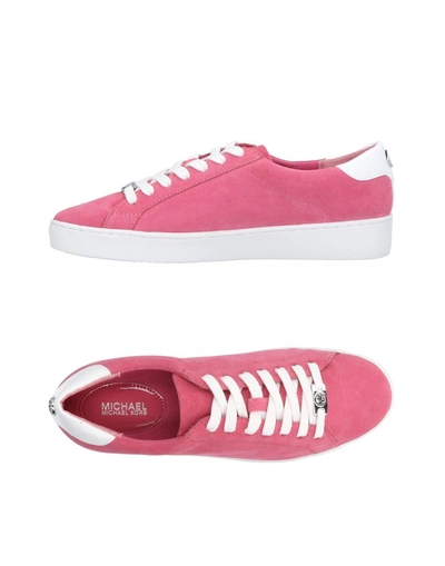 Shop Michael Michael Kors Sneakers In Fuchsia