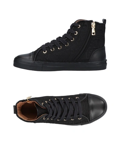 Shop Love Moschino Sneakers In Black