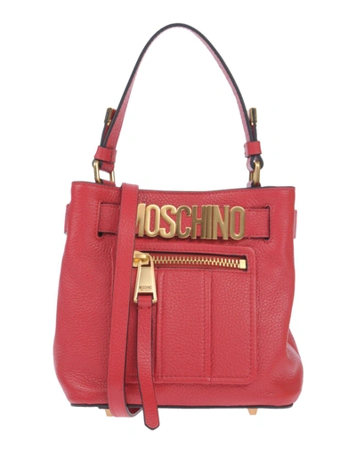 Shop Moschino Handbag In Red