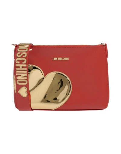 Shop Love Moschino Handbag In Red