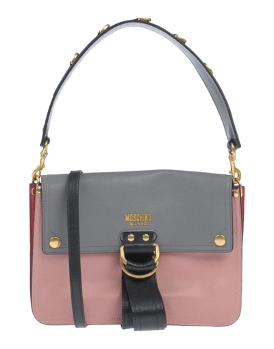 Shop Moschino Handbags In Azure