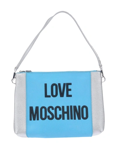 Shop Love Moschino Handbag In Azure