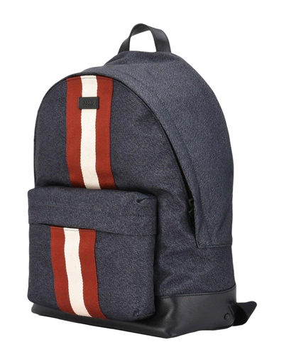 Shop Bally Backpack & Fanny Pack In Dark Blue