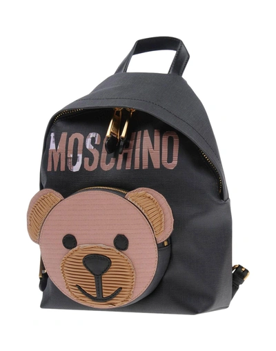 Shop Moschino Backpack & Fanny Pack In Black