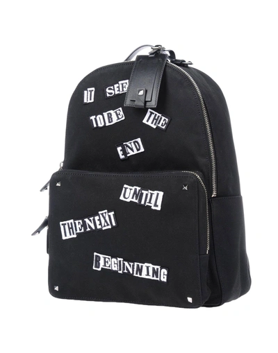 Shop Valentino Backpacks In Black