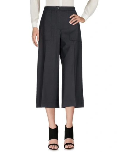 Shop Kenzo Cropped Pants & Culottes In Black