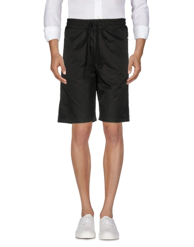 Shop Dolce & Gabbana Man Shorts & Bermuda Shorts Black Size 28 Cotton, Polyester