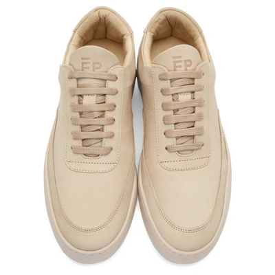 Shop Filling Pieces Pink Low Mondo Ripple Sneakers