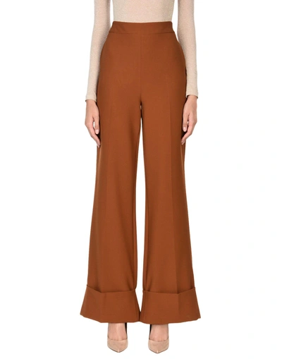 Shop Space Style Concept Casual Pants In Camel