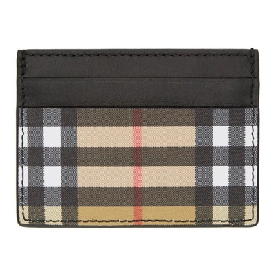 Shop Burberry Black Sandon Card Holder