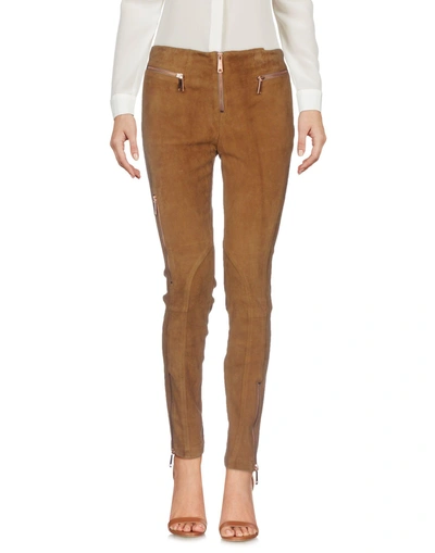 Shop Diesel Casual Pants In Camel