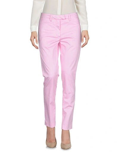 Shop Dondup Woman Pants Pink Size 28 Cotton, Elastane