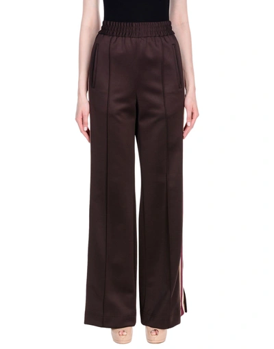 Shop Marc Jacobs Pants In Dark Brown