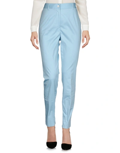 Shop Dolce & Gabbana Pants In Sky Blue