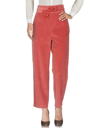 Shop Isabel Marant Casual Pants In Pastel Pink