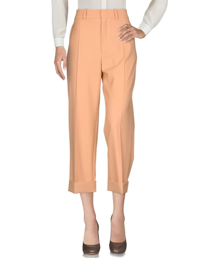 Shop Chloé Casual Pants In Pale Pink