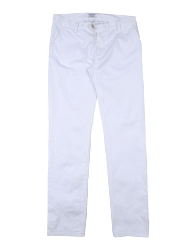 Shop Armani Junior Pants In White